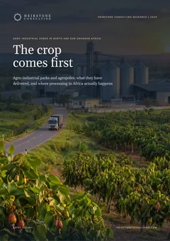 Cover of the Heirstone report The crop comes first
