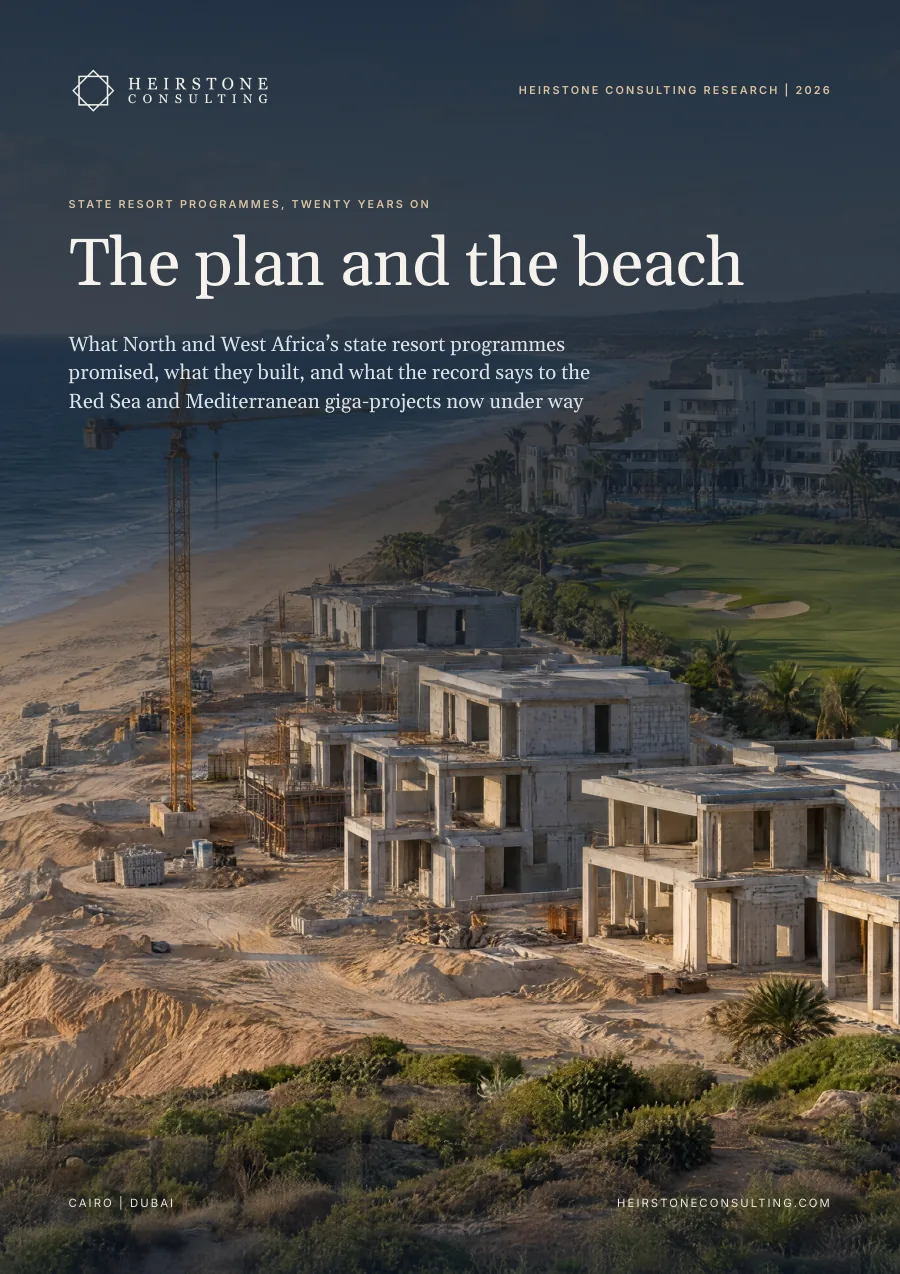 Forsiden af Heirstone-rapporten »Planen og stranden«